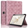 thumbnail image 1 of Case for Honor Pad 9/Honor Tablet 9 HEY2-W09 12.1 inch, Pink Leather Folio Stand with Pencil Holder & Card Slot, 1 of 7