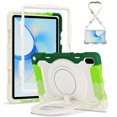 thumbnail image 1 of FJLBDE Case for Honor Pad X10 Pro 11.5 inch (2026) with 360 Kickstand, Shoulder Strap Carrying Protective Cover, Multicolor Green, 1 of 6