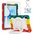 thumbnail image 1 of FJLBDE Case for Honor Pad X10 Pro 11.5 inch (2026) with 360 Kickstand, Shoulder Strap Carrying Protective Cover, Multicolor Red, 1 of 6
