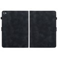 thumbnail image 1 of Case for MediaPad M5 Lite 10 10.1 inch 2018, Embossed Flower PU Leather Flip Wallet Folio Stand Cover, Black, 1 of 7