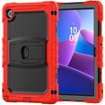 thumbnail image 1 of FJLBDE Case for Lenovo Tab 10.1 inch 2025 Release (TB-311FU/TB-311XU), Rugged Shockproof Tablet Cases Cover with Kickstand Shoulder Strap, Red, 1 of 7