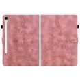 thumbnail image 1 of FJLBDE Case for Samsung Galaxy Tab S10 FE+/ S10 FE Plus 13.1 Inch 2025, Embossed Flower PU Leather Flip Wallet Folio Stand Cover, Pink, 1 of 7
