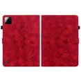 thumbnail image 1 of FJLBDE Case for Xiaomi Pad 7/Xiaomi Pad 7 Pro 11.2 inch 2024, Embossed Flower PU Leather Flip Wallet Folio Stand Cover, Red, 1 of 7