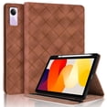 thumbnail image 1 of Case for Xiaomi Redmi Pad 2 11 inch 2025, Brown Leather Folio Stand with Pencil Holder & Card Slot, 1 of 7