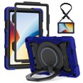 thumbnail image 1 of FJLBDE Case for Xiaomi Redmi Pad 2/Pad 2 SE 9.7 Inch with 360 Kickstand, Shoulder Strap Carrying Protective Cover, Navy Blue, 1 of 6