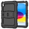 thumbnail image 1 of FJLBDE Case for iPad (A16) 11th Gen 2025/ iPad 10th Gen 10.9 Inch 2022, Rugged Shockproof Tablet Cases Cover with Kickstand Shoulder Strap, Black, 1 of 7