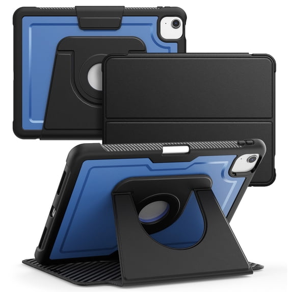 Case for iPad Air 11 inch M3 2025/M2 2024 (7th/6th Gen), 360 Rotating Stand iPad Protective Case Cover with Auto Wake/Sleep, Blue