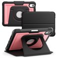 thumbnail image 1 of FJLBDE Case for iPad Mini 7 A17 Pro 2024/Mini 6 2021 8.3 Inch 7th/6th Gen, 360 Rotating Stand iPad Protective Case Cover with Auto Wake/Sleep, Pink, 1 of 7