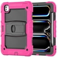 thumbnail image 1 of FJLBDE Case for iPad Pro 11 Inch (M4 2024/M5 2025), Rugged Shockproof Tablet Cases Cover with Kickstand Shoulder Strap, Rose, 1 of 7