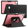 thumbnail image 1 of FJLBDE Case for iPad Pro 12.9 2022/2021/2020/2018 6th/5th/4th/3rd Gen, 360 Rotating Stand iPad Protective Case Cover with Auto Wake/Sleep, Pink, 1 of 7