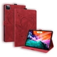 thumbnail image 1 of FJLBDE Case for iPad Pro 13 Inch (M4 2024/M5 2025), PU Leather Folio Stand Magnetic Cases, Card Slot, Auto Wake/Sleep, Pen Holder, Filp Cover, Red, 1 of 7