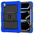 thumbnail image 1 of FJLBDE Case for iPad Pro 13 Inch (M4 2024/M5 2025), Rugged Shockproof Tablet Cases Cover with Kickstand Shoulder Strap, Blue, 1 of 7