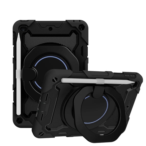 FJLBDE Case for iPad mini 5th/4th Generation 7.9 inch with 360 Kickstand, Shoulder Strap Carrying Protective Cover, Black