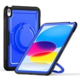 thumbnail image 1 of FJLBDE Case for iPad (A16) 11th Gen 2025/ iPad 10th Gen 10.9 Inch 2022 with 360 Rotating Stand, Shoulder Strap, Heavy Duty Shockproof Cover, Deep Blue, 1 of 7