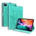 thumbnail image 1 of FJLBDE Case for iPad Pro 12.9 Inch (6th/5th/4th/3rd Gen, 2022/2021/2020/2018), PU Leather Folio Stand Magnetic Cases, Card Slot, Auto Wake/Sleep, Pen Holder, Filp Cover, Green, 1 of 7