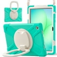 thumbnail image 1 of For Samsung Galaxy Tab A11+/ Tab A9+ 11 inch Case, 360 Rotatable Handle Stand, Shoulder Strap, Drop-Proof Design, Mint Green, 1 of 7