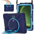 thumbnail image 1 of For Samsung Galaxy Tab Active4 Pro/Tab Active5 Pro 10.1 inch Case, 360 Rotatable Handle Stand, Shoulder Strap, Drop-Proof Design, NavyBlue Blue, 1 of 7