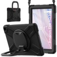 thumbnail image 1 of For Fire HD 10 Tablet 13th Generation 2023 Release Case, 360 Rotatable Handle Stand, Shoulder Strap, Drop-Proof Design, Black, 1 of 7