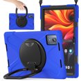thumbnail image 1 of For Lenovo Tab K11 Plus 11.5 Inch 2024 Case, 360 Rotatable Handle Stand, Shoulder Strap, Drop-Proof Design, Blue, 1 of 7