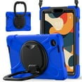 thumbnail image 1 of For Lenovo Tab One 8.7 inch/K9 TB305FU 2025 Case, 360 Rotatable Handle Stand, Shoulder Strap, Drop-Proof Design, Blue, 1 of 7