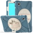 thumbnail image 1 of For Samsung Galaxy Tab A7 Lite Case 8.7 inch SM-T220/T225/T227, 360 Hand Strap, Shoulder Strap, Kickstand, Rugged Drop Protection, Cornflower Blue, 1 of 7