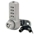 thumbnail image 1 of FJM Security 7432L-Keys-BX20 Combi-Cam Ultra 0.12 in. Chrome 4-Dial, Box Of 20, 1 of 1