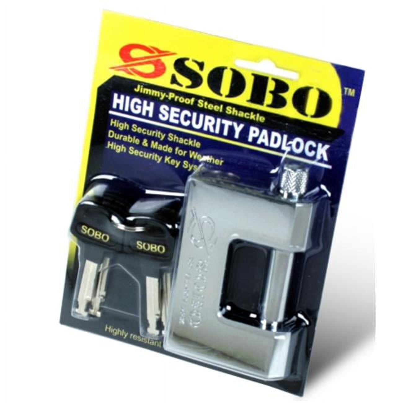 FJM Security SPSA60CRKA Sobo Jimmy Proof Lock 60 mm Keyed Alike