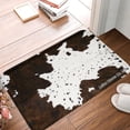 thumbnail image 1 of FJPT Non Slip Flannel Floor Mat Kitchen Mat Cow Print For Bathroom Kitchen Bedroom Decor 31.5x19.7 inch, 1 of 5