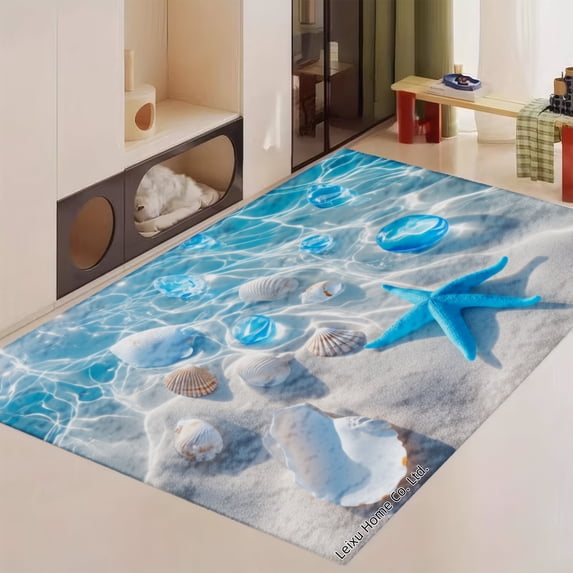 FJPT Soft Small Area Rugs Non Slip Indoor Floor Carpet For Living Room Bedroom Decor 63x39.4 inch