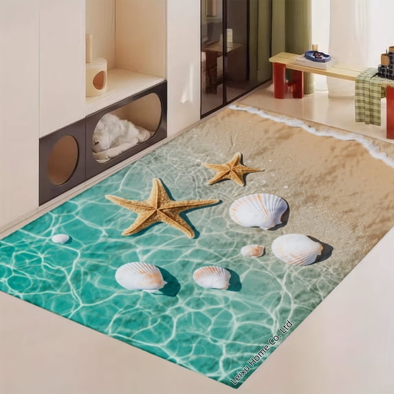 FJPT Soft Small Area Rugs Non Slip Indoor Floor Carpet For Living Room Bedroom Decor 78.7x55.1 inch