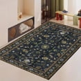 thumbnail image 1 of FJPT Traditional Floral Pattern Rug Design Soft Small Area Rugs Non Slip Indoor Floor Carpet for Living Room Bedroom Decor, 1 of 5