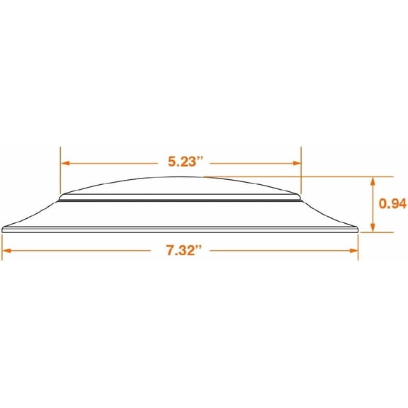 FJSHN-16W LED Light Disk, 5 CCT 2700/3000/3500/4000/5000K, Dimmable, 1200 LMS, 90 CRI, Wet Rated, Frosted Finish - 1 Pack (62447)