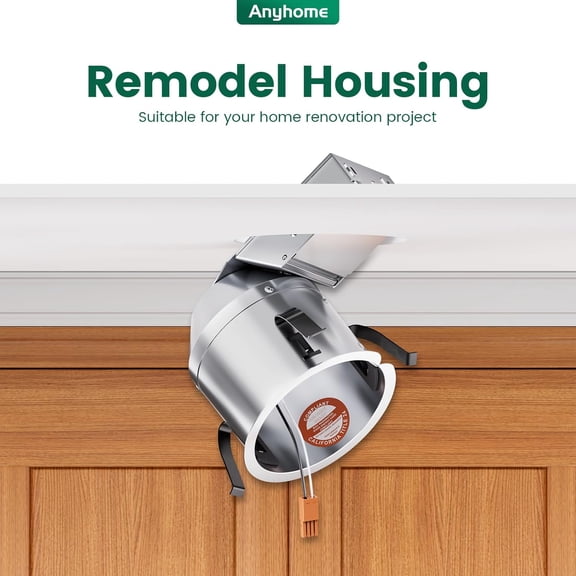 FJSHN-4 Inch Remodel Recessed Housing,Recessed Lighting Housing,IC Rated & Air Tight, TP24 Connector, ETL Listed