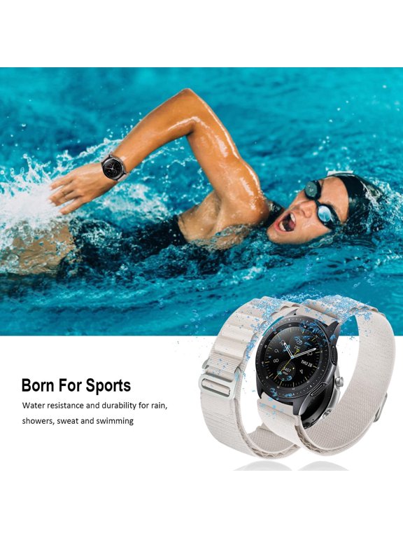 -Alpine Loops Band Compatible with Samsung Galaxy Watch 7 6 4 5 FE Band 40mm 44mm/Galaxy Watch 6 4 Classic Bands 47mm 43mm 42mm 46mm/5 Pro Band 45mm/Active, 20mm Nylon Sport Strap Men Women