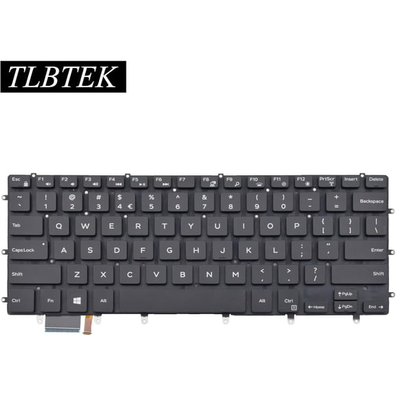 FJSHN-Backlight Laptop Keyboard Replacement Compatible with Dell XPS 15 7558 7568 7590 15-9000 9550 P56F 9560 9570 N7547 N7548,Inspiron 15 7558 7568 P55F Laptop