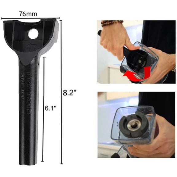 FJSHN-Blender Wrench, Retainer Nut and Blade Removal Tool for K90, K95, YL-010, K98C, Compatible with Vita-mix Wrench, Black