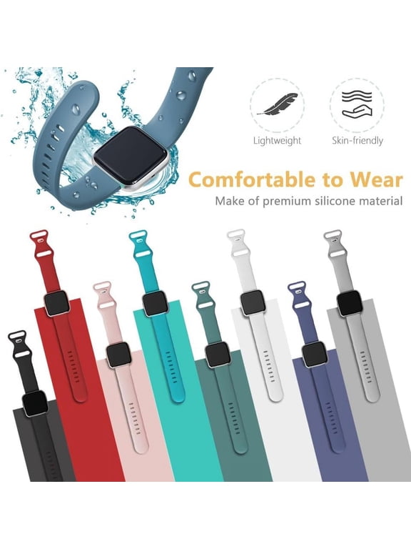 -Compatible with Cubitt Viva Pro Smart Watch Band, Classic Watch Bands Soft Silicone Bands Bracelet Sports Strap Compatible with Cubitt Viva Pro, Viva, Aura Pro 2, 1 / Aura 2, 1 / Terra Smart W