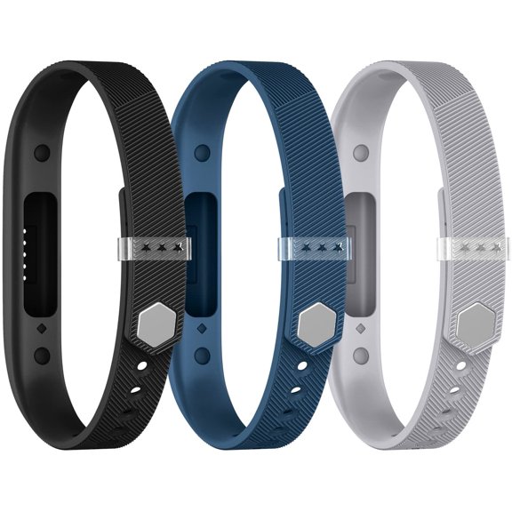 FJSHN-Compatible with Flex 2 Bands,Replacement for Flex 2 Sport Accessories Bracelet Band Strap Soft Silicone W/Fastener Clasp for Flex 2 Watch, Adjustable Wrist Band for Small Large
