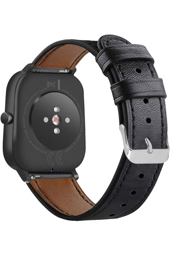 -Compatible with Spade Co Health Smartwatch 4 Watch Band, Soft Leather Replacement Wristbands Straps for Spade Co Health Smartwatch4 1.85 Inches