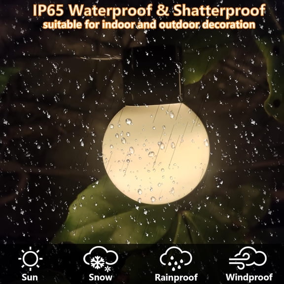 FJSHN-Globe String Lights Battery Powered 7Ft 10 LED Edison Shatterproof G50 Light String with Remote Timer, Indoor String Lights Outside Waterproof Hanging Lights for Garden Porch Patio Camping Part