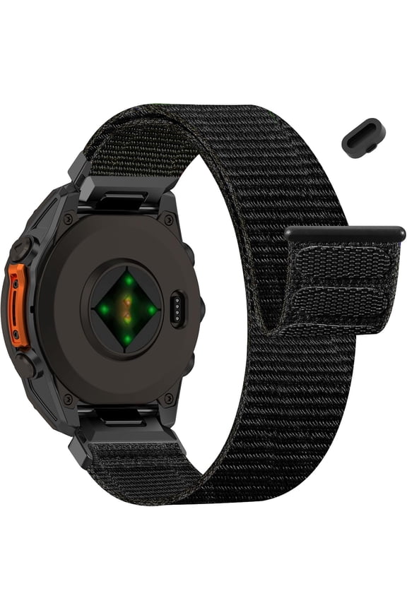 -Nylon Quick Fit Watch Bands Compatible with Garmin Fenix 8 43mm/7S Pro/7S/6S Pro/6S/5S/5S plus,20mm Soft Lightweight Adjustable Sport Hook and Loop Strap for Approach S70 42mm Accessory