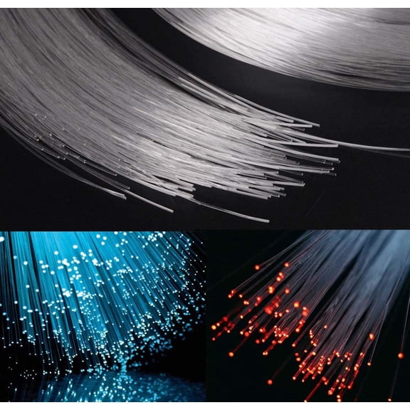FJSHN-PMMA Plastic End Glow Fiber Optic Cable 1.5mm(0.06in) 50m(164ft)/Roll for Star Sky Ceiling All Kind Led Light Engine Driver Source