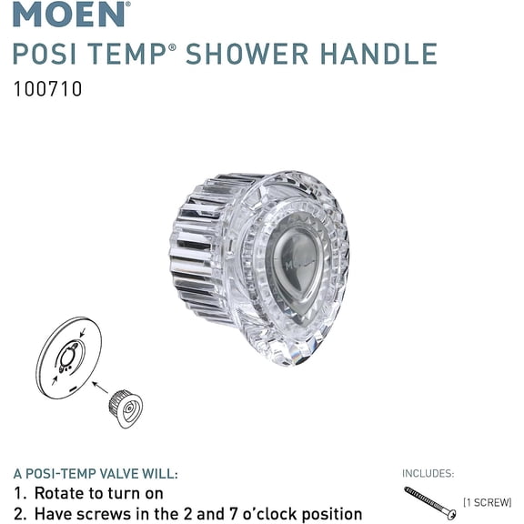 FJSHN-Posi-Temp Tub and Shower Faucet Handle Replacement Kit, 100710