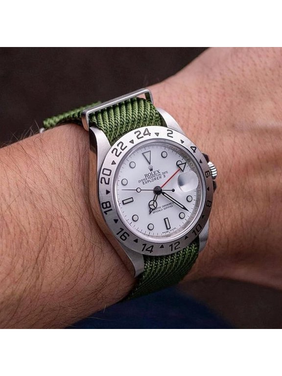 -Premium Weave Nylon Watch Band 20mm 22mm Replacement Military Watch Straps for Men