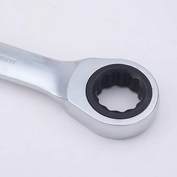 FJSHN-Ratcheting Combination Wrench, 21mm Box Open Ended Ratchet Combination Wrench, Metric, Chrome Vanadium Steel Construction, 1 Pcs