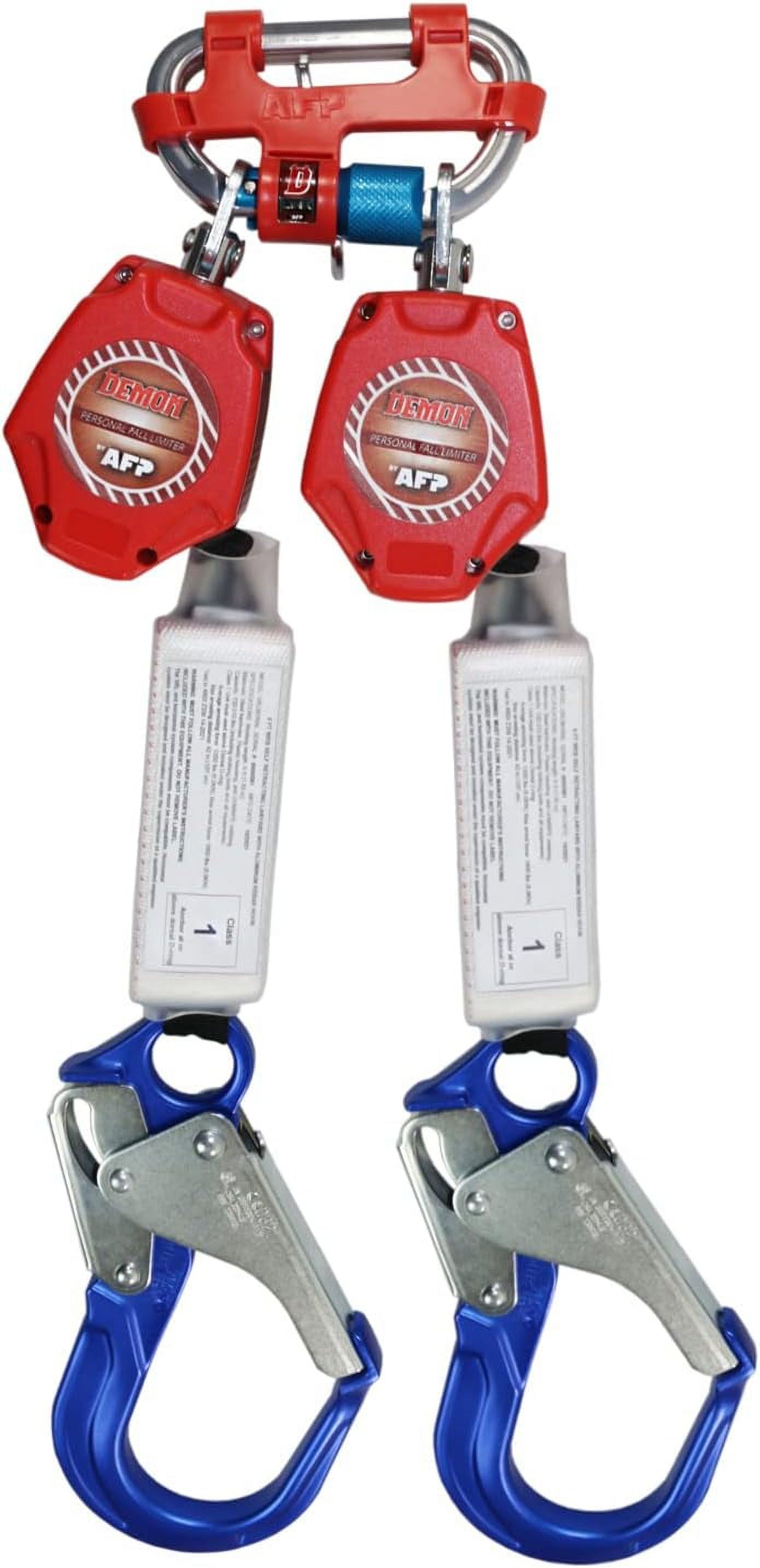 FJU 6 Foot Double  Leg Self Retracting Lifeline Safety Yoyo, Shock