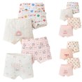 thumbnail image 1 of FJUCHAI 1-12Y Toddler Girls' Cartoon Underwear Big Kids Cotton Boxer Shorts for Baby Children 4PCS, 1 of 8
