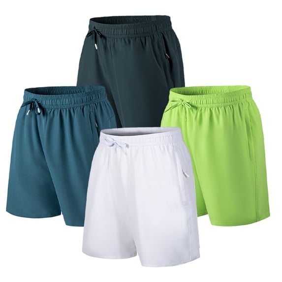 FJUCHAI Men's Plus Size Ice Silk Shorts Dry-Fit Sweat Resistant Active Athletic Performance Shorts Beach Pants Sizes up to M-6XL