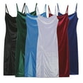 thumbnail image 1 of FJUCHAI Slip Dress for Women, Fashion Slim Split Halter Dress Women's Full Slips Basic Under Dress Nightgown Nightwear, 1 of 9