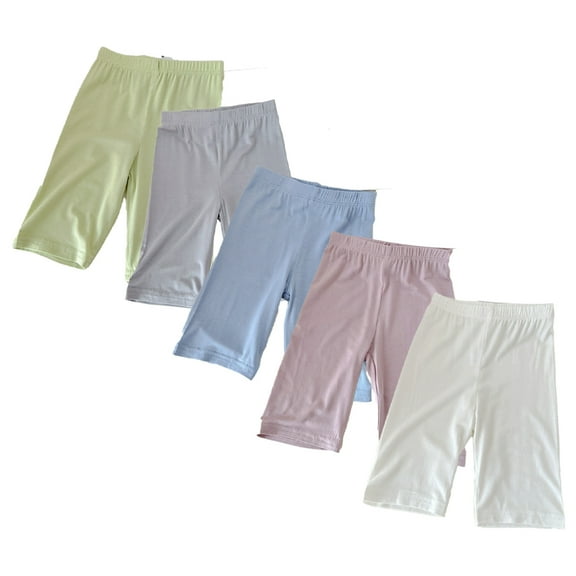 FJUCHAI Toddler Girl's Summe Cotton Shorts Kids Casual Bottoms Five Pants 2-9Y Baby Slim Thin Stretch Trousers